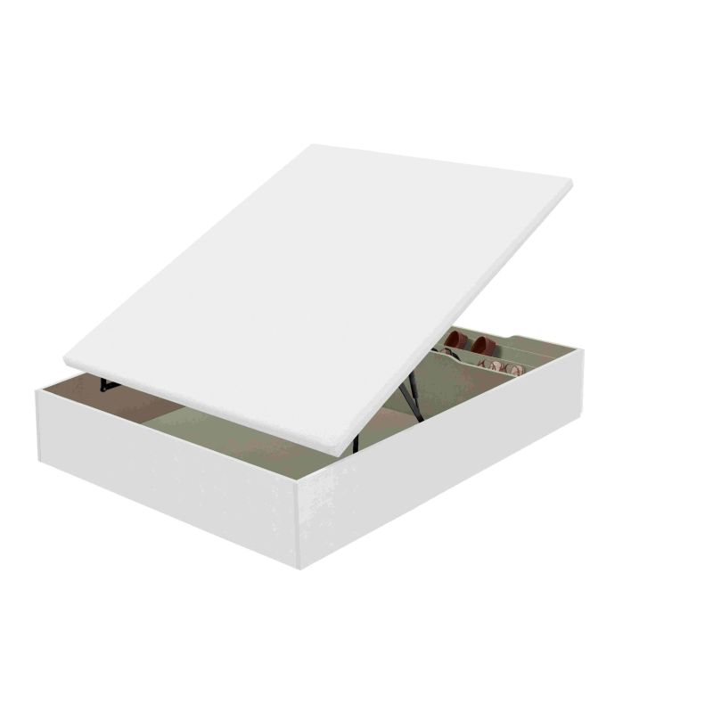 Base Wood25 Sapateira-90x190-Lacado Branco