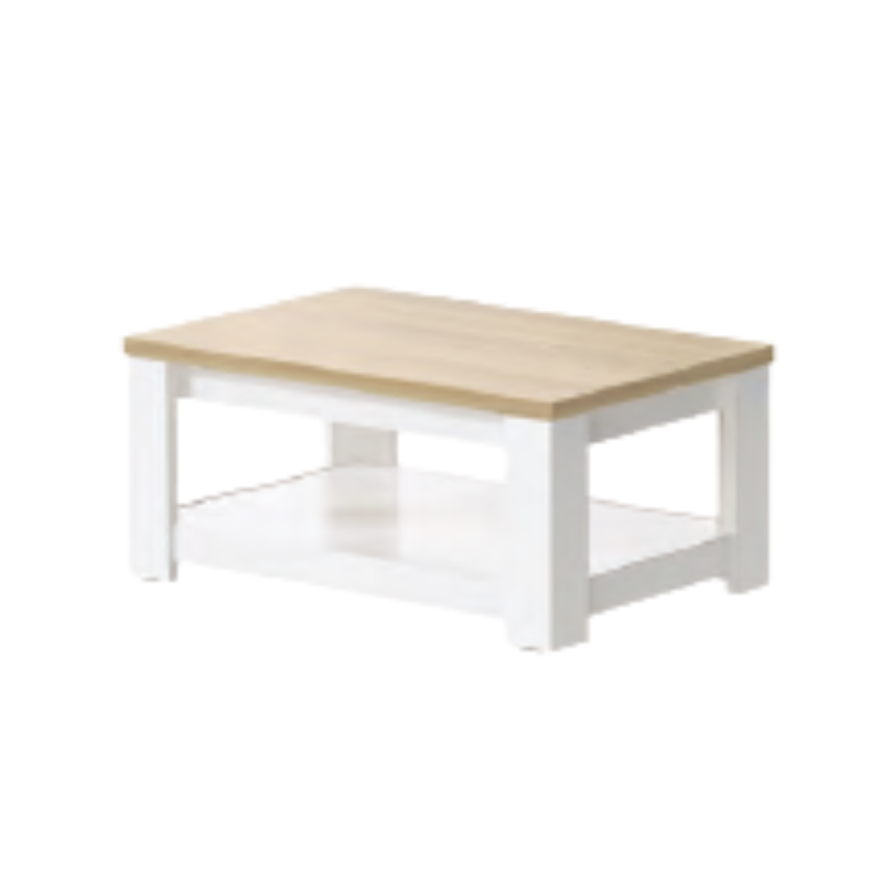 Mesa de Centro Florença Branco Carvalho