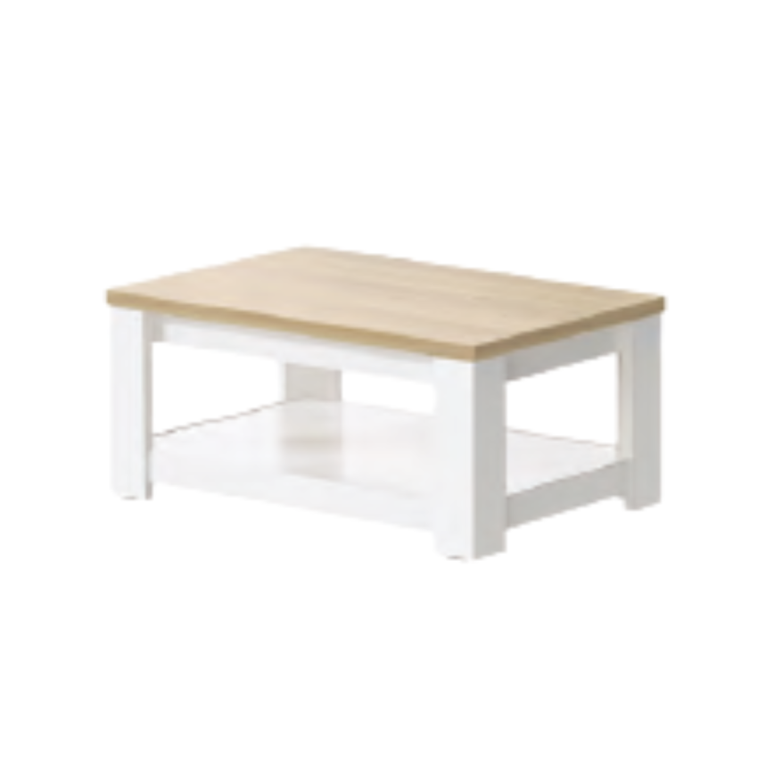 Mesa de Centro Florença Branco Carvalho