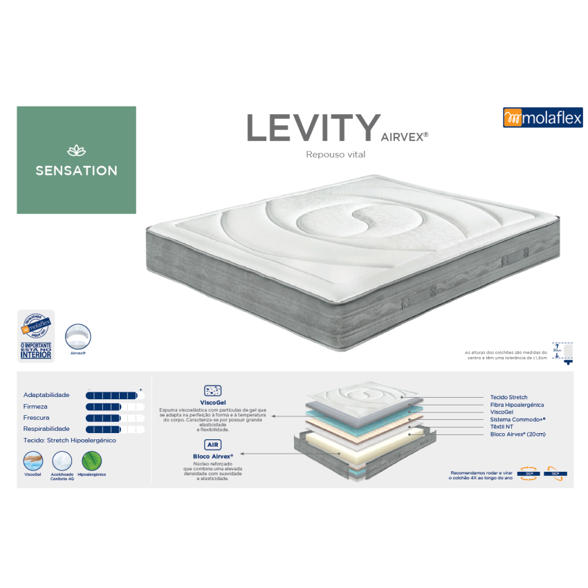 Colchão Levity Airvex