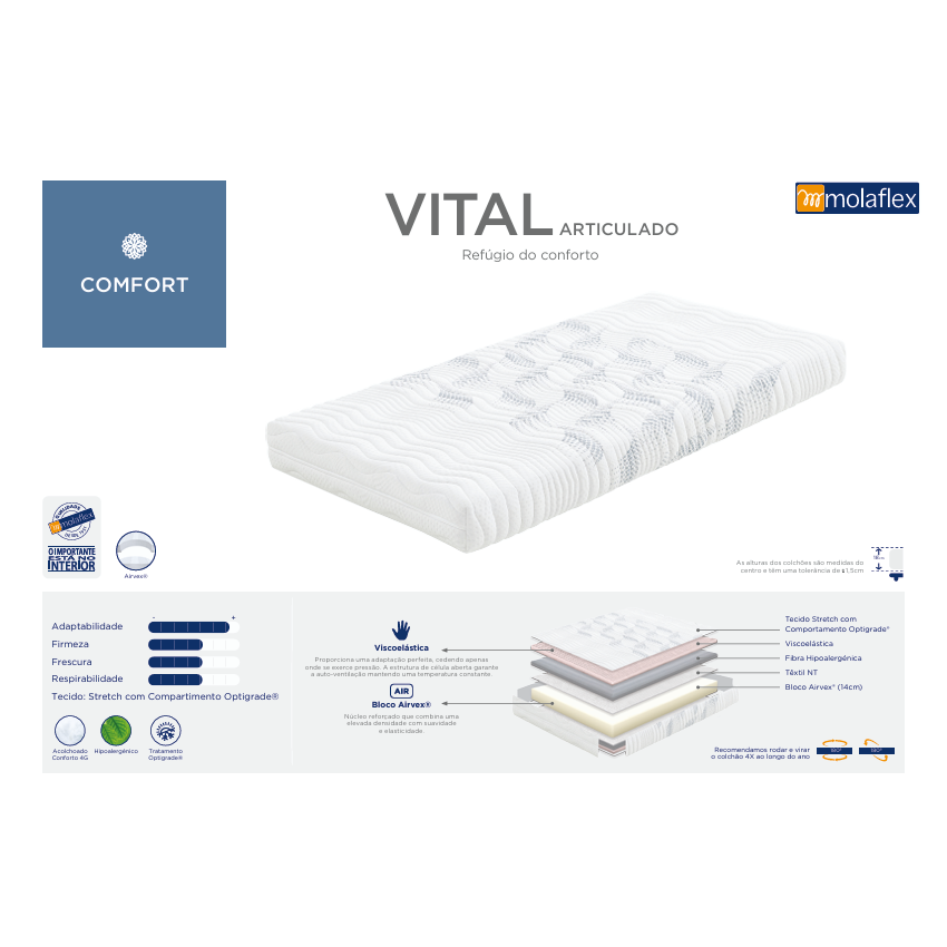 Colchão Vital Articulado